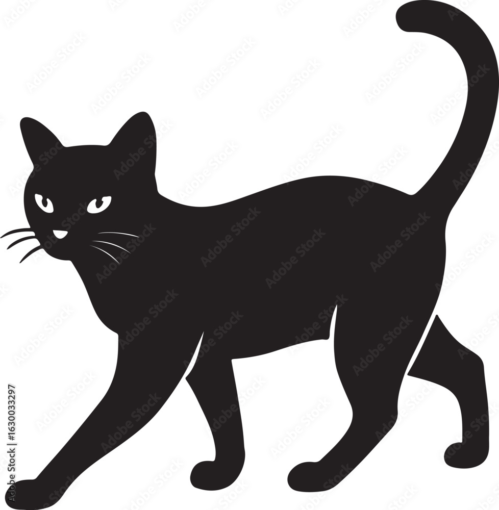 Obraz premium cat vector art বিড়াল/ বিলাই