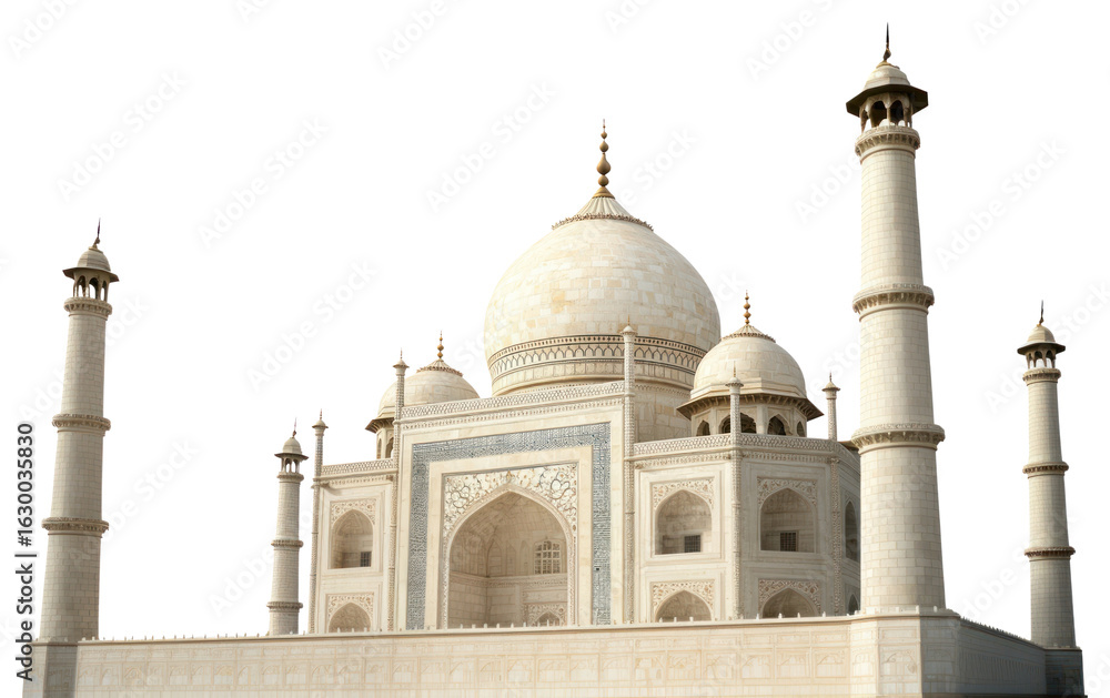 Obraz premium PNG Taj mahal architecture landmark towers.