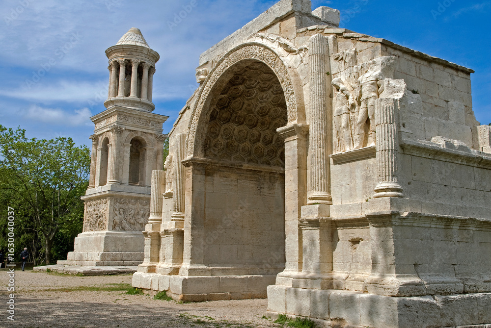 Fototapeta premium Site archéologique de Glanium, 13, Bouches du Rhône, France
