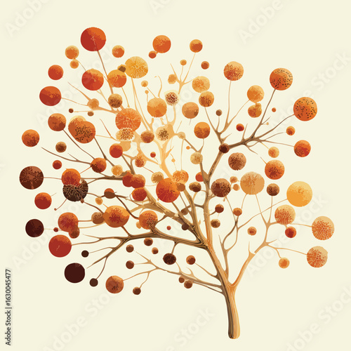 File ID(s): 1630046314 - Original name(s): fungi mycelium network isolated in White Background, fungi mycelium network vector, Flat lay vector illustration