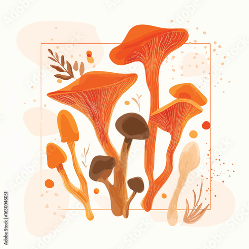 File ID(s): 1630046314 - Original name(s): fungi mycelium network isolated in White Background, fungi mycelium network vector, Flat lay vector illustration