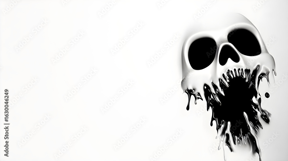 Fototapeta premium horror skull background