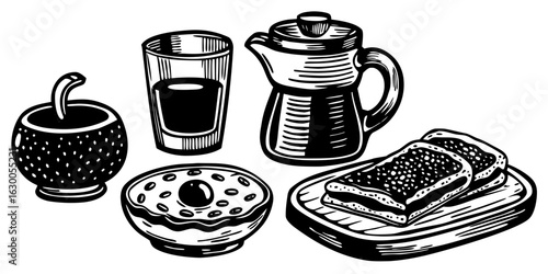 breakfast illustration