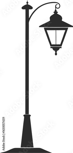 street lamp vector illustration