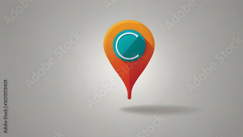 Modern flat design map pin icon with the letter C. Colorful location marker symbol for GPS navigation, travel and destination concepts. Free Download Modern flat design map pin icon with the letter C. Colorful location marker symbol for GPS navigation, travel and destination concepts. - GFXLoad
