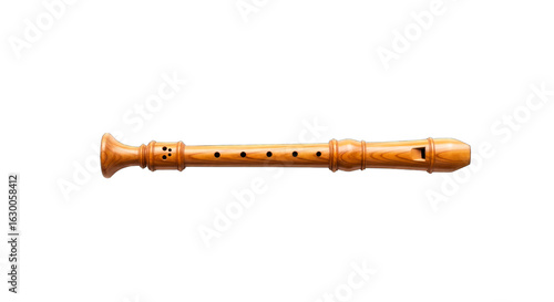 elegant wooden recorder perfect for music education and classical performances