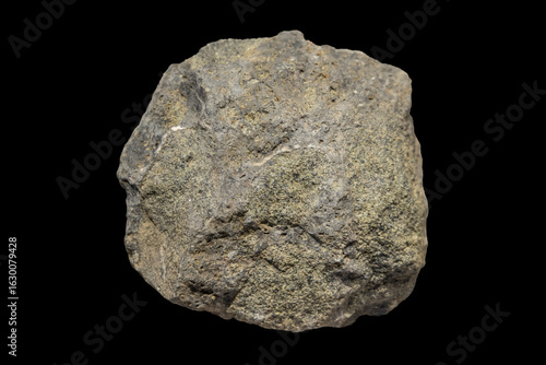 Close-Up of Olivine Basalt Rock Specimen
