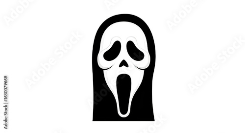 A creepy Scream mask
