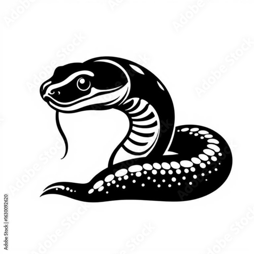 Black Mole Mole Snake Animal Icon