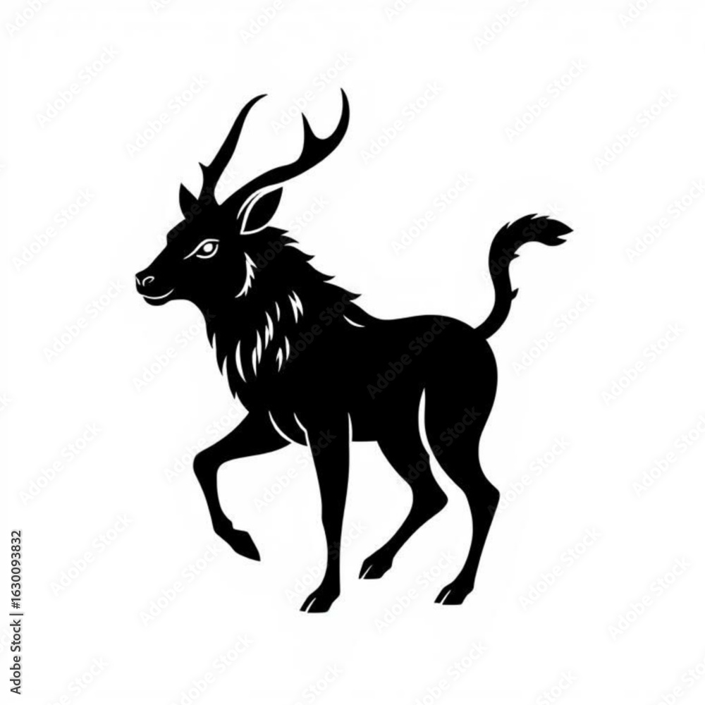 Fototapeta premium Malchi Animal Black Icon