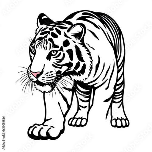 Malayan Tiger Animal Icon