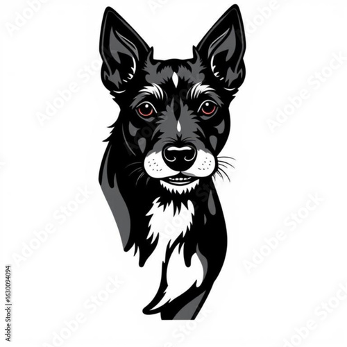 Manchester Terrier Pet Portrait