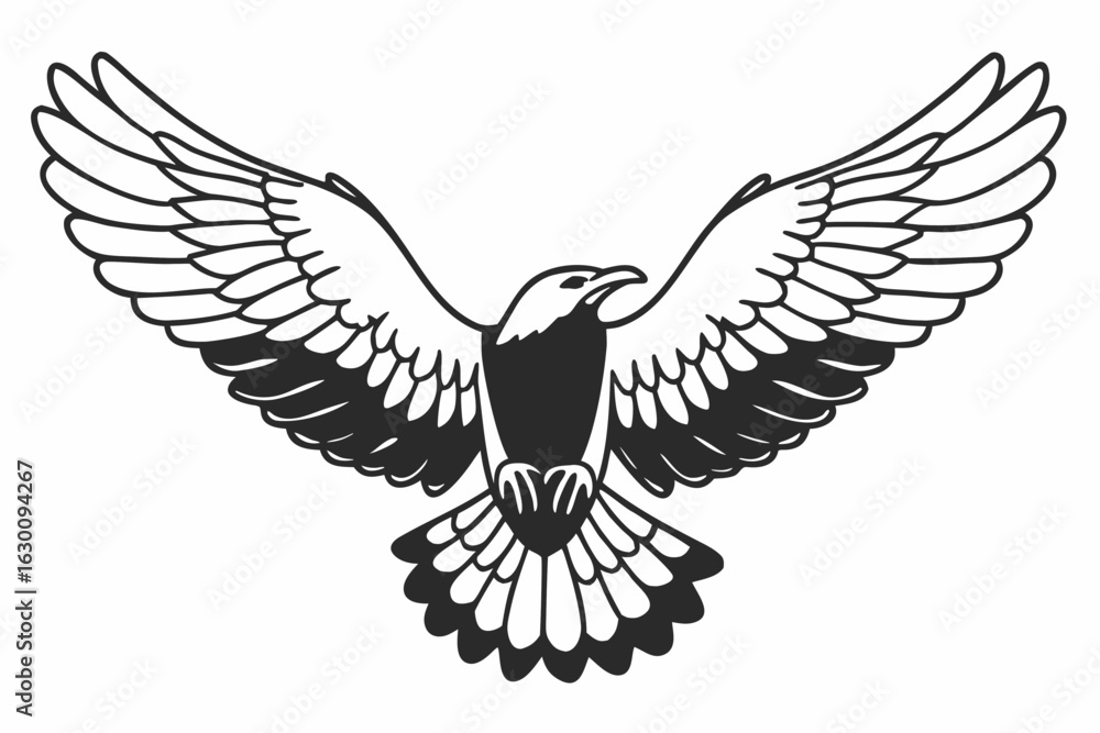 Fototapeta premium eagle vector illustration