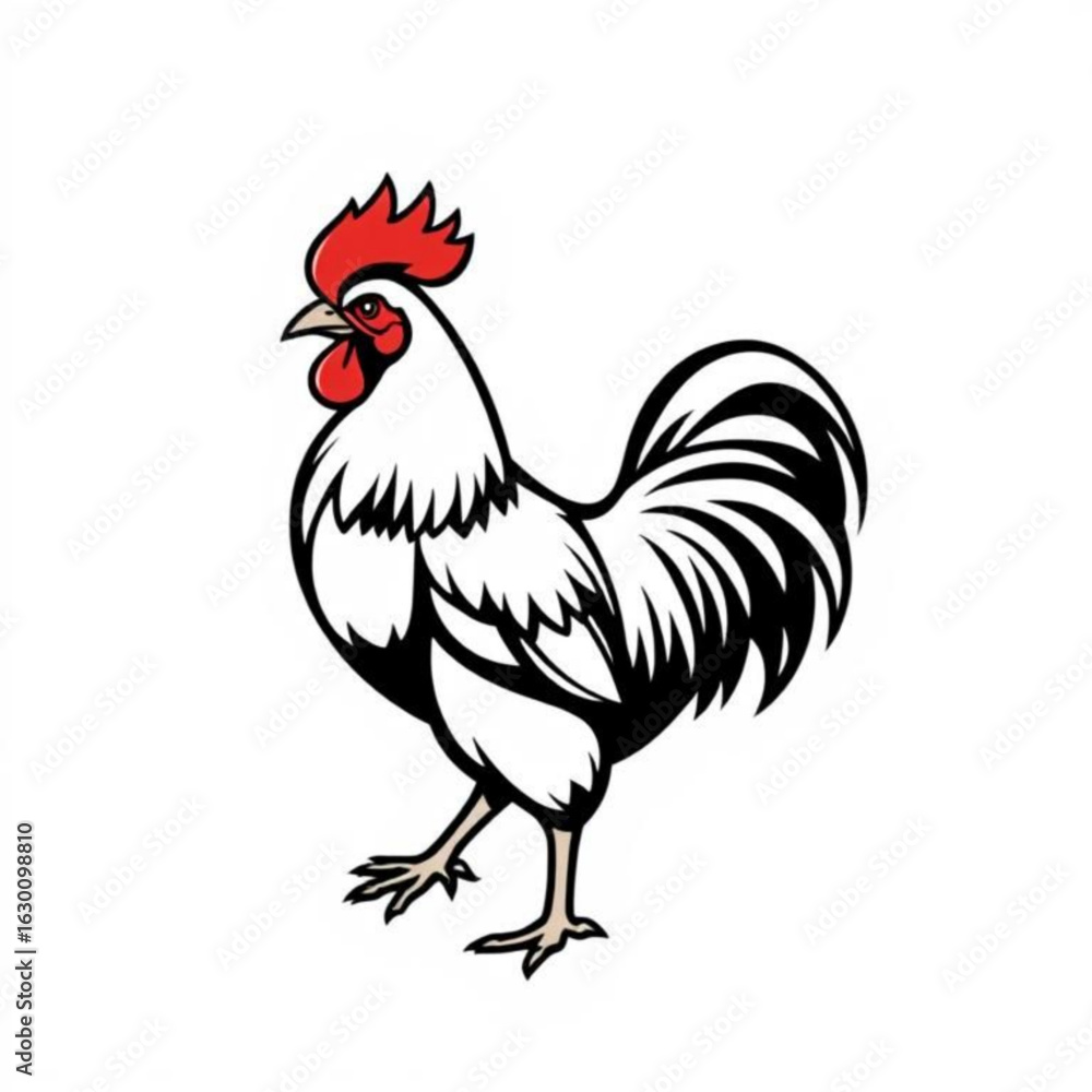 Fototapeta premium Modern Game Chicken Animal