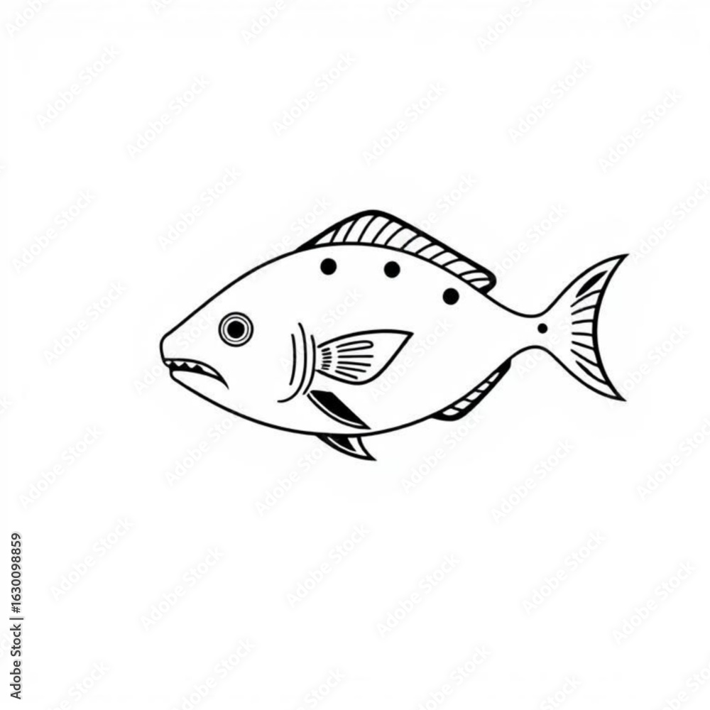 Fototapeta premium Mola Mola Ocean Sunfish Icon