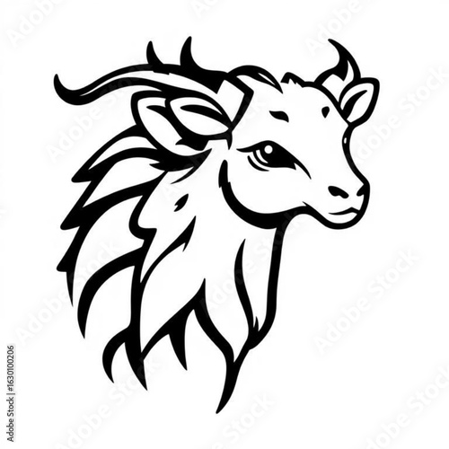 Mudi Animal Black Icon