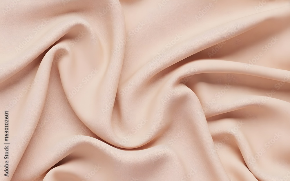 Fototapeta premium Seamless Beige Cotton Fabric Texture Background – Soft Pastel Minimalist Cloth in High Resolution