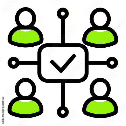 Clear Messaging Strategy Icon from Communication Collection (Outline Color Lineal Style)