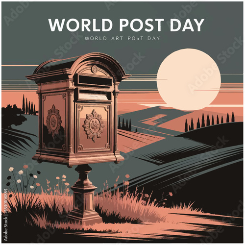 Celebrating global postal services ensuring communication delivery access connection worldwide every single day
