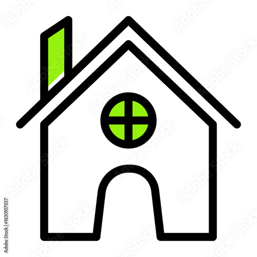 Main Menu Dashboard Icon from Communication Collection (Outline Color Lineal Style)