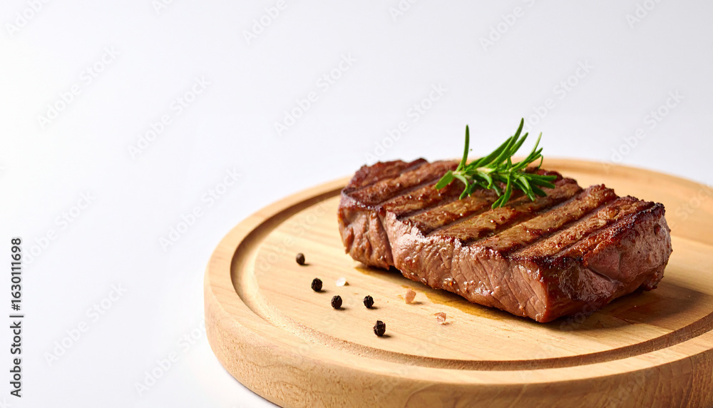 Grilled Steak on Wooden Board A Culinary Delight Grilled Steak on Wooden Board A Culinary Delight