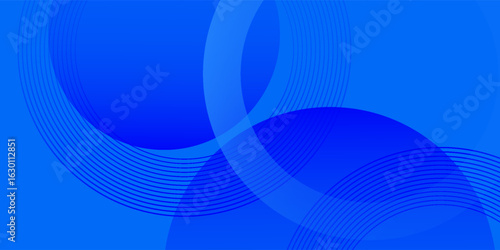 Abstract blue circle background with subtle blue gradient. Featuring geometric patterns, ideal for modern designs, digital projects, banners and creative visual presentations.
