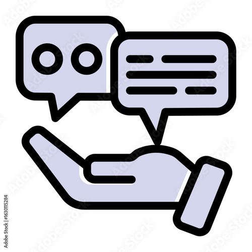 Global Connectivity Network Icon from Communication Collection (Solid Color Lineal Style)