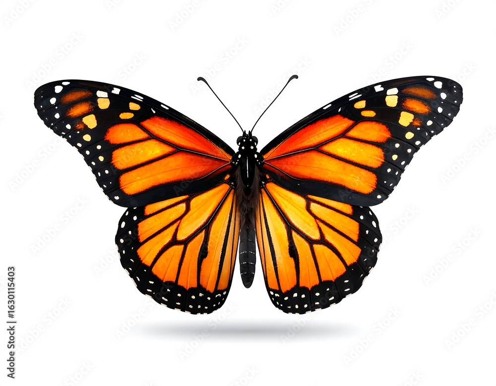 Fototapeta premium Close-up of a monarch butterfly