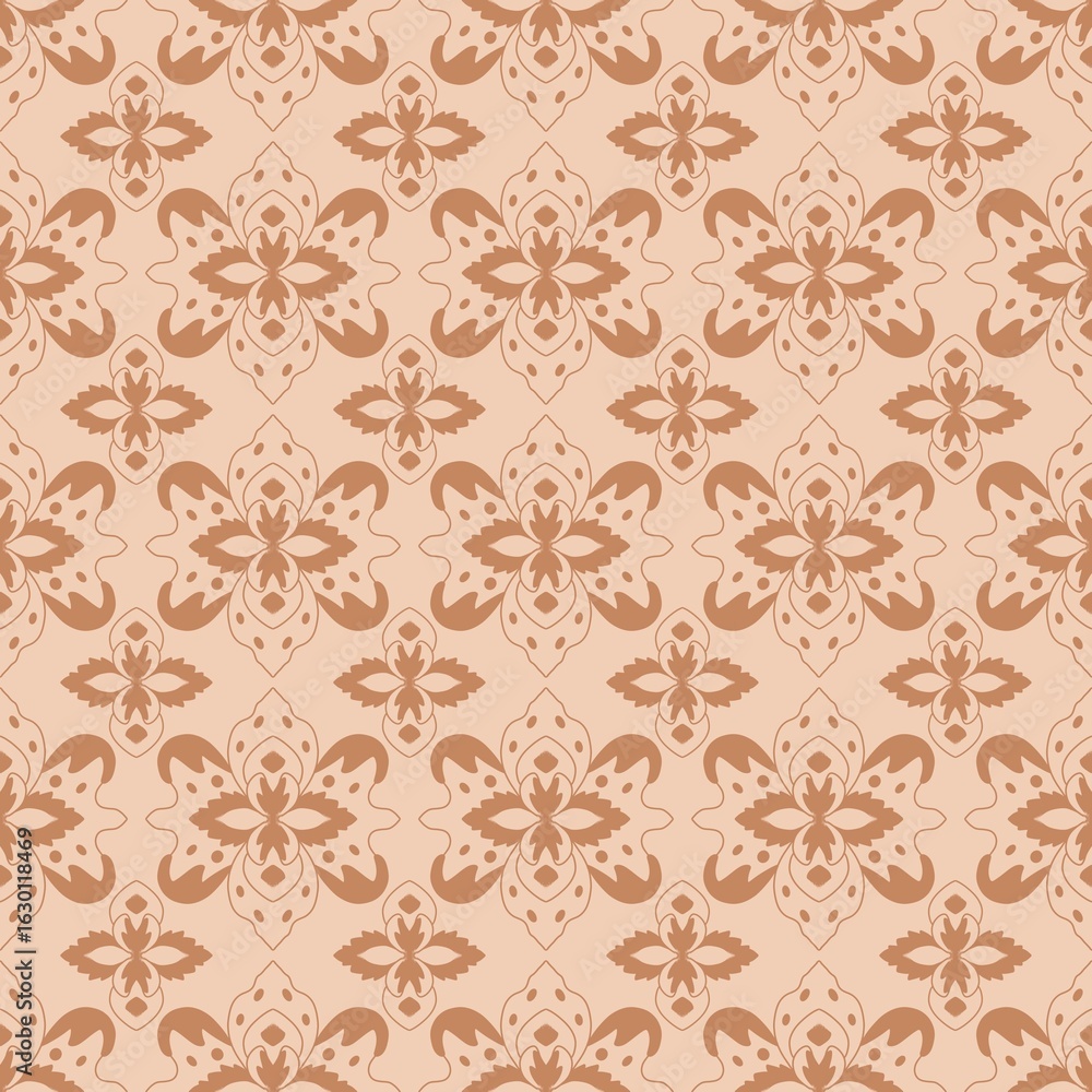 Fototapeta premium seamless pattern with floral elements