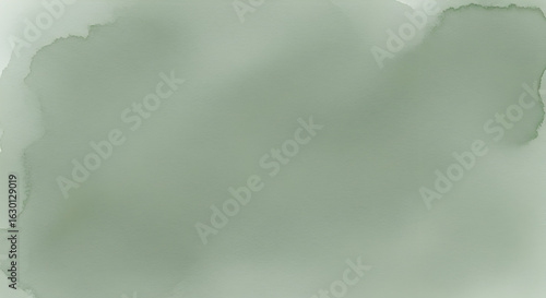 Muted sage watercolor wash background