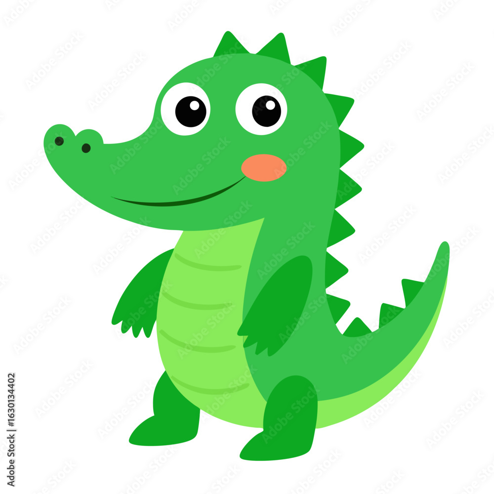 Naklejka premium Crocodile