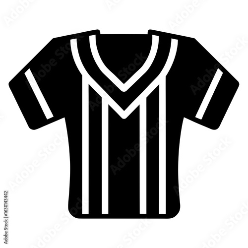 Football Jersey Vector | Generative AI Linocut Silhouette Design for Microstock

