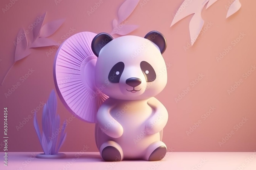 Naklejka premium vector illustration of an angel with heart