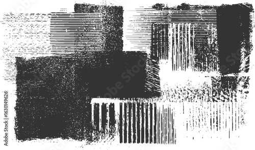 Grey designed grunge background. Vintage abstract, Grid spotted pattern. Abstract grunge halftone lined texture. Distressed uneven grunge background.