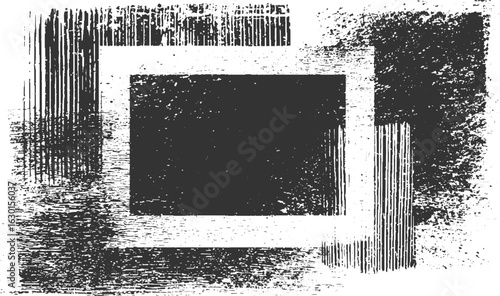Fame halftone dust Distressed scratches noise grunge texture Overlay Vector illustration dust White and Black grunge texture, border, abstract, transparent background 