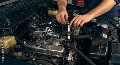 Classic Car Engine Repair: Spark Plug Replacement