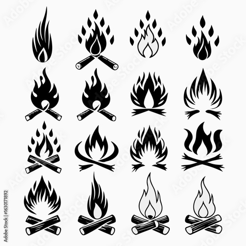 Fascinating Solid Bonfire Crossed Wood Logs Editorial Quality Content Cool Refreshing Aesthetic Ideal for Editorial Content Creation Brand Marketing Visual Excellence Creative Asset