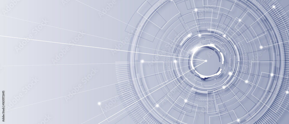 Obraz premium Abstract soft gray technology concept. background illustration