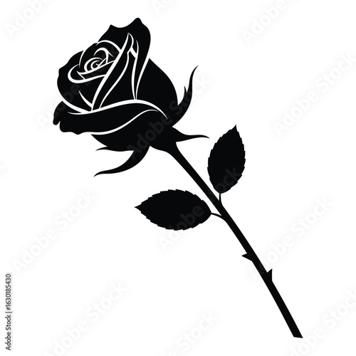 Black Rose Silhouette