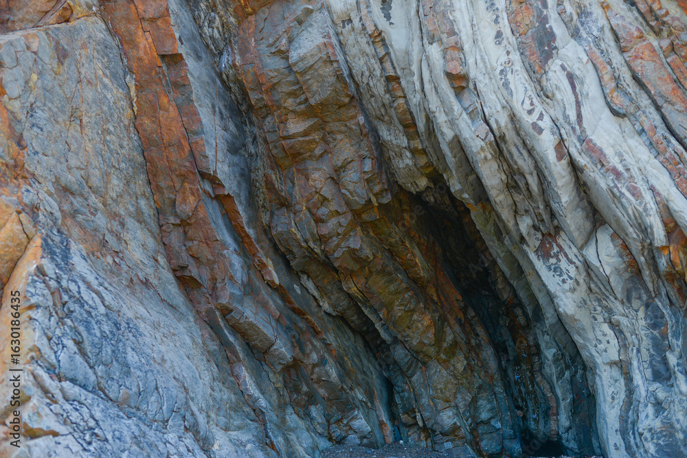 Fototapeta premium cliffs, rocks and stones on the ocean coast