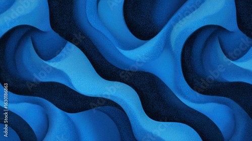 blue abstract background, Minimalist wave pattern, repeat design, two-tone blue, abstract calm feel