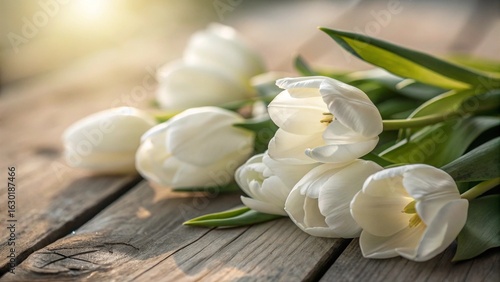 A vibrant bouquet of pink and green tulips blossoms, a fresh and natural beauty celebrating spring