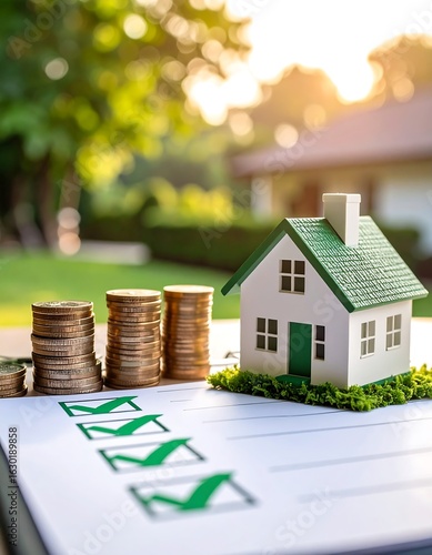 House, money, checklist