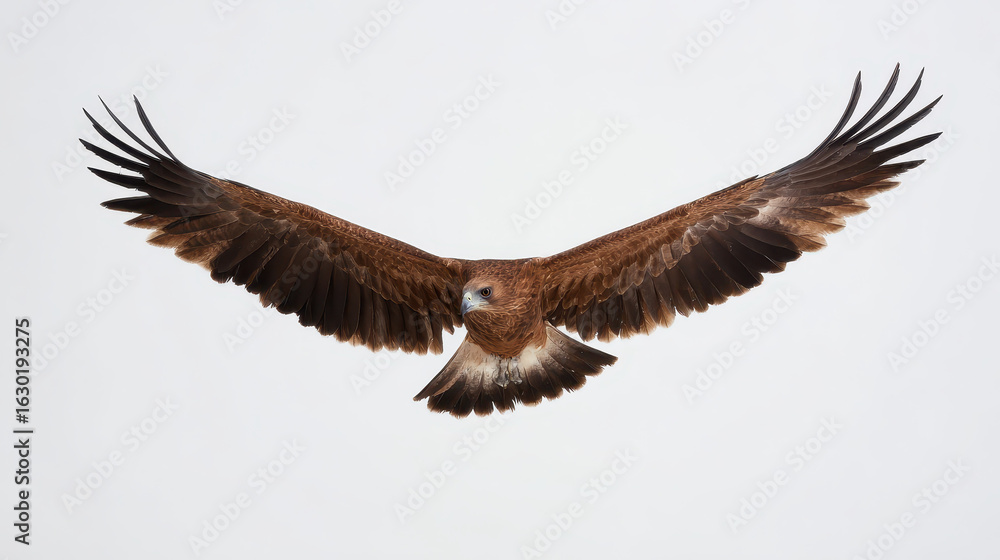 Fototapeta premium Eagle Isolated on White Background Minimal Product