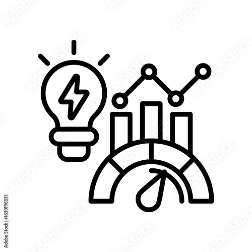 High Energy Consumption line icon