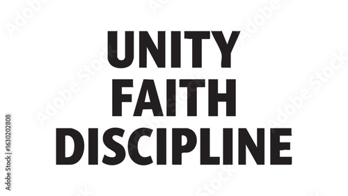 Find strength in unity faith discipline motivation inspiration guidance support goal