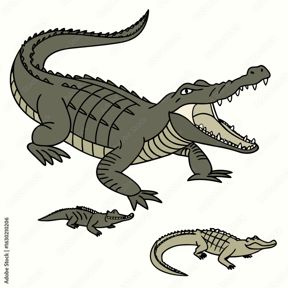 Fototapeta premium tyrannosaurus dinosaur vector illustration