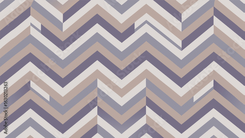 Art of muted purple and beige chevron pattern, a sophisticated geometric design with a subtle and elegant appeal