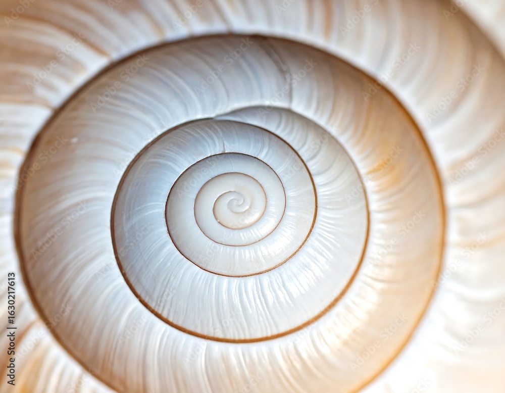 Fototapeta premium Close-up spiral shell texture