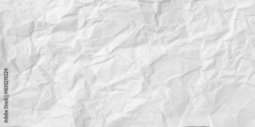 White recycled craft paper texture as background. Grey paper texture, vignette of old newspaper. Pattern rough art creased grunge letter. Hardboard with copy space for text.